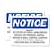 Signmission Posted No Cutting Of Trees Limbs Brush, 10 in W x Rectangle, Plastic OS-2PACK-NS-P-710-L-17718 - alternate 1